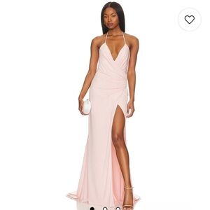 Katie May | Dresses | Katie May Leyla Cowled Halter Openback Knotted Jersey Maxi  Dress | Poshmark